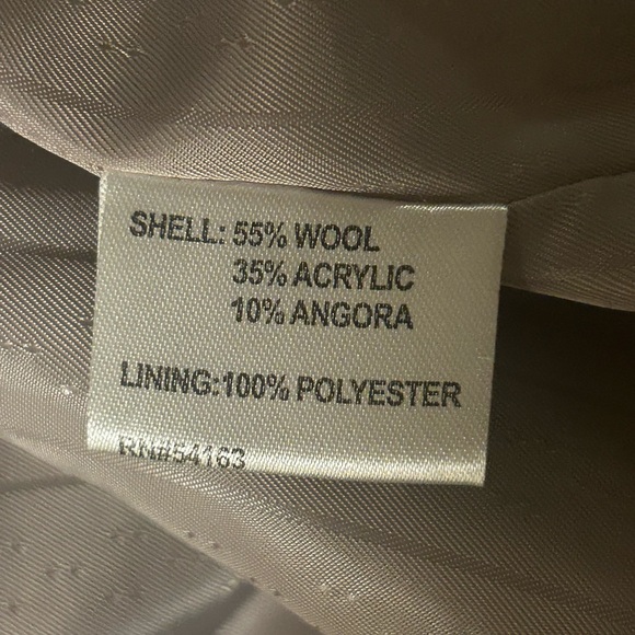 Womens Classic Coat Lapel Collar Open Front Belted Jacket Size: S/M - Picture 5 of 9